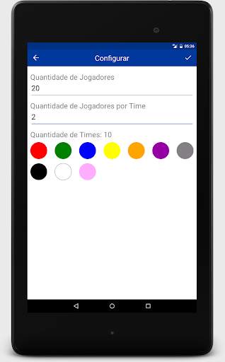 Sorteio dos Times screenshot 8