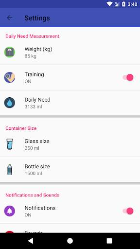 Daily Water Reminder screenshot 4