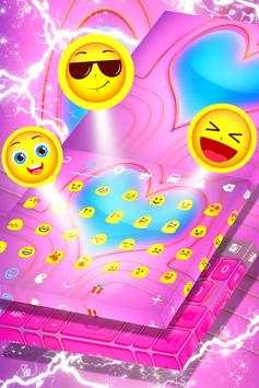 Pink Heart Keyboard screenshot 4