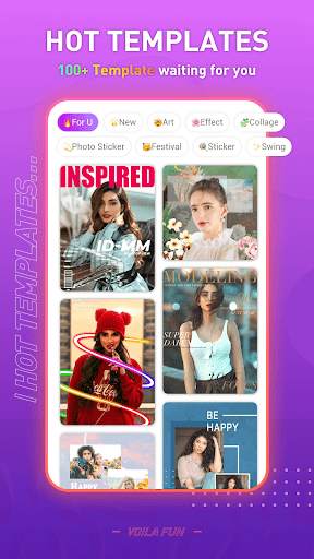 Voila Fun: Cartoon Face Editor &  Beauty Cam screenshot 1
