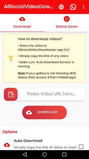 All Social Videos Downloader screenshot 1