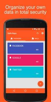 Safe Keys - Password Manager screenshot 1
