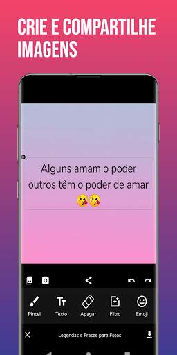 Legendas e Frases para Fotos - Top Frases screenshot 3