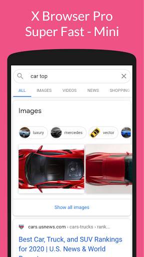 X Browser: mini & pro super fast - uc Browser mini screenshot 4