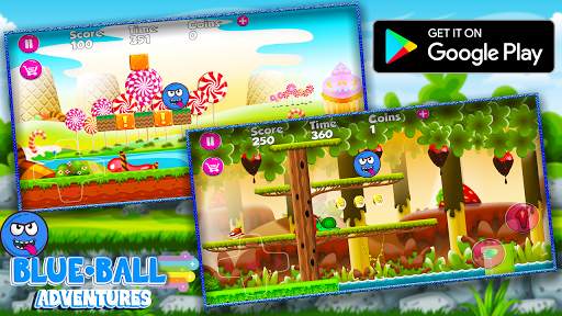 Blue Ball : In The Jungle Adventures screenshot 1