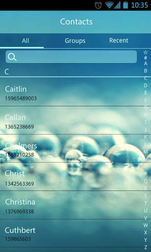 GO SMS Pro Clean Theme EX screenshot 5