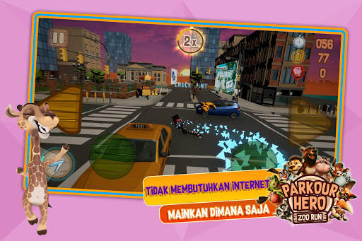 Parkour Hero - Animal Runner 3D Stunts Simulator screenshot 5