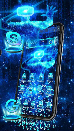 Technology Gravity Launcher Theme screenshot 3