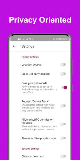 SiBrowSer VPN Proxy screenshot 3