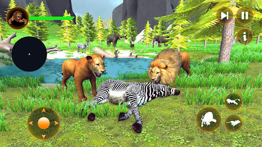 Lion Games Animal Wildlife Sim screenshot 2