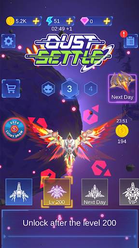 Dust Settle 3D - Galaxy Attack screenshot 1