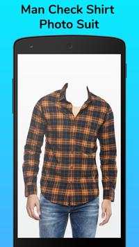 Man Check Shirt Photo Suit Editor screenshot 3