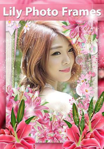 กรอบรูปที่ดีที่สุด กรอบรูปดอกลิลลี่ กรอบรูปดอกไม้ screenshot 1