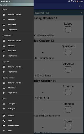 Fútbol MX screenshot 1