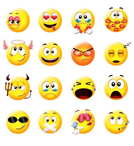 Cute Smiley Gif Emoji Sticker скриншот 6