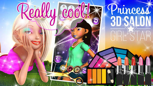 Princess 3D Salon - Girl Star screenshot 1