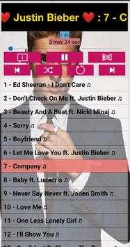 Justin Bieber SONGS OFFLINE ( 40 SONGS ) screenshot 6