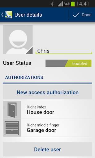 ekey home app screenshot 5