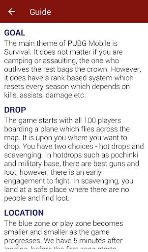 Guide For PUbG kr screenshot 3