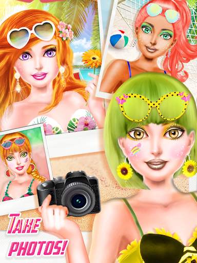 MakeUp Salon My Dream Vacation - Fashion Girl Game screenshot 3