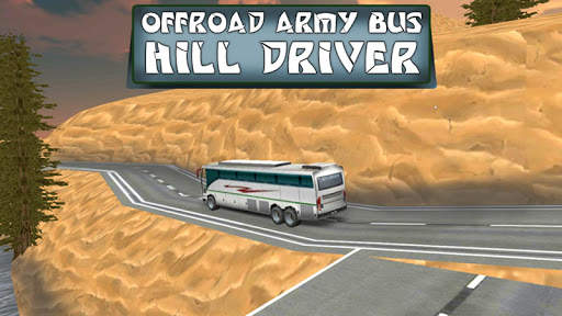 Offroad Army Bus Hill Driver screenshot 1