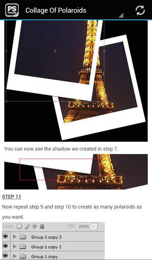 Free Tutorials For Photoshop screenshot 4