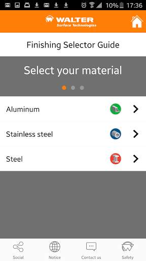 Walter Abrasives Selector 2 تصوير الشاشة