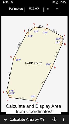 Surveying Calculator screenshot 1