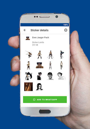 AOT WAStickersApps: Attack on Titan Stickers screenshot 6