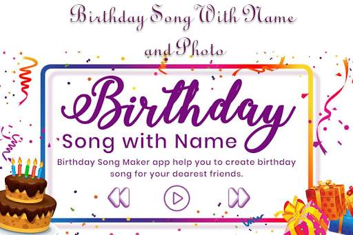 Birthday Song With Name and Photo screenshot 1