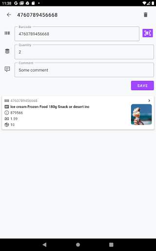 Barcodica - Barcode scanner screenshot 13