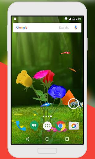 Rose 3D Live Wallpaper screenshot 1