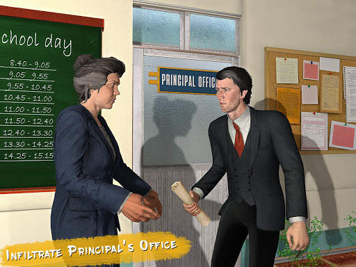 Real High School Fighting - Gangster Crime Sim 3D screenshot 11