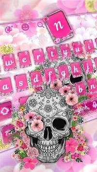 Flower Skull Keyboard screenshot 1
