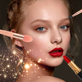 Face Makeup Photo Editor With Slim Face, Dye Hair icon