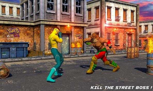 Street Fighting King Flash Hero Mafia War screenshot 1