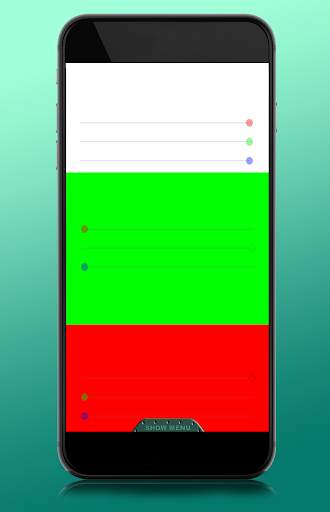 Rainbow display flashlight - Lights and effects screenshot 7