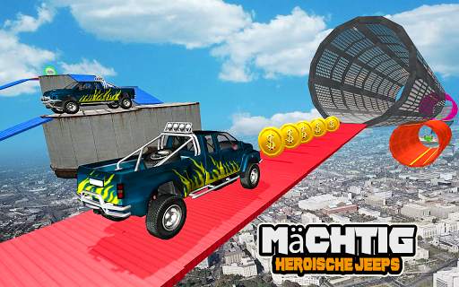 Mega Car Ramp Car Stunt-Spiel screenshot 1