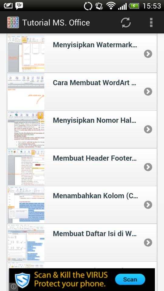 Tutorial Ms.Office screenshot 3