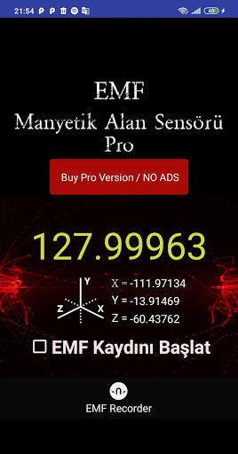 Epic Emf Recorder Lite screenshot 3