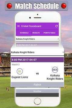 Cricket Scorecard screenshot 1