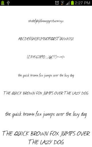 Neat Fonts for FlipFont free screenshot 2