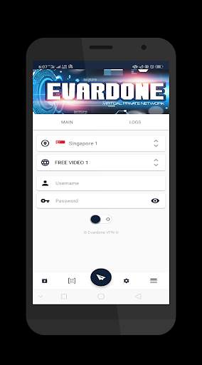Evardone VPN screenshot 1