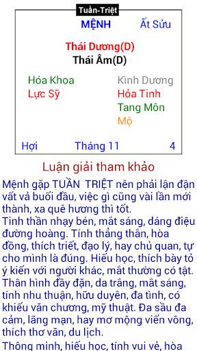 Tử Vi screenshot 3