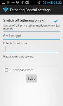 Tethering Control Lite screenshot 3