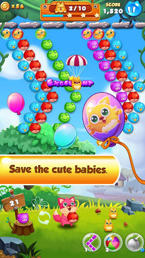 Bubble Cat Rescue screenshot 16