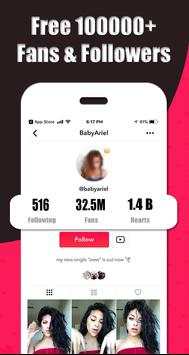 TikBoost : TikTok Likes and Fans & Followers screenshot 3