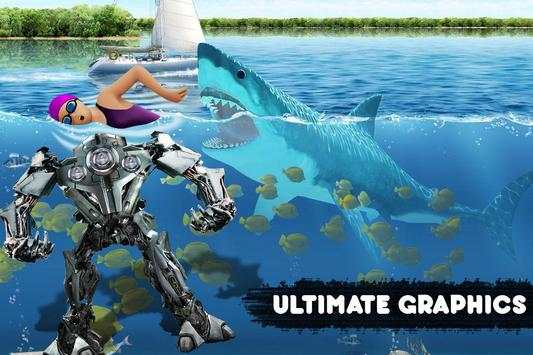 X Robot VS Shark Attack screenshot 1