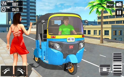 Tuk Tuk Auto Rickshaw 3D Games screenshot 2