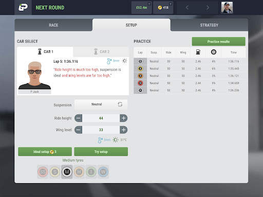 iGP Manager - 3D Racing screenshot 10